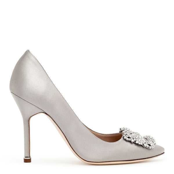 MANOLO BLAHNIK ライトグレー 39(25cm) 105mm MB14518S-Manolo-Blahnik-