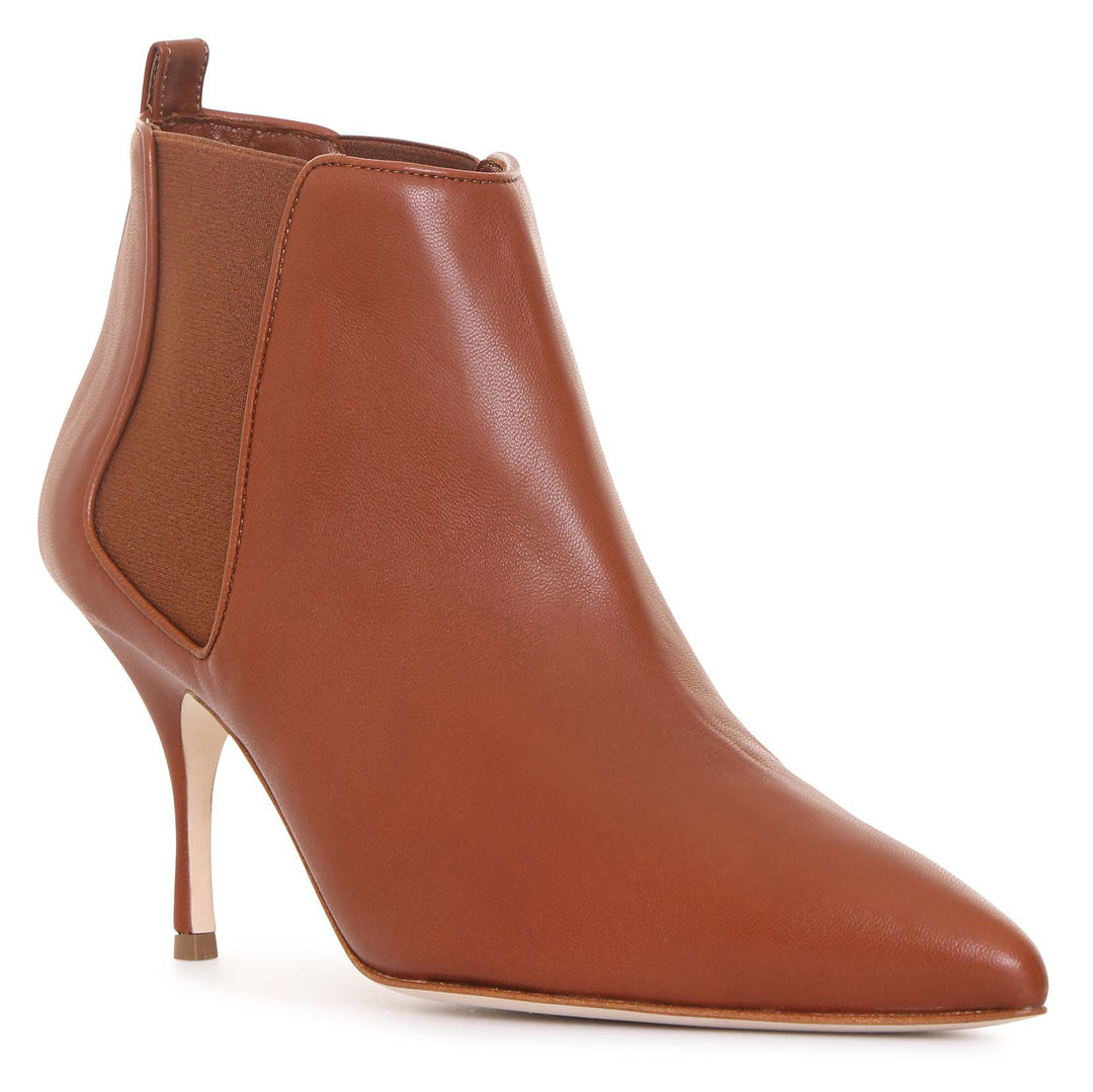 Herrnalise Women's Ankle Boots with Buckle, High Heel