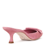 Maysale pink suede mules