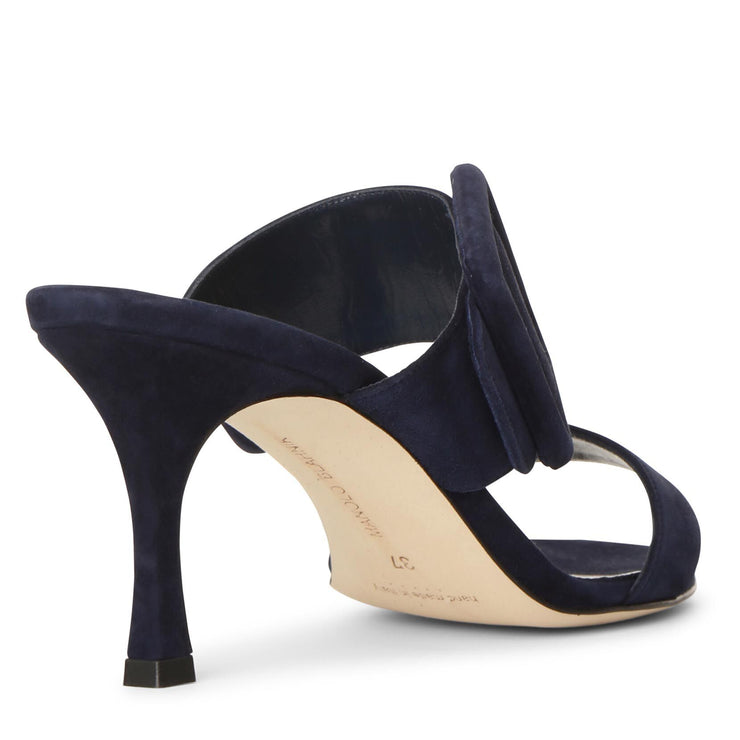 Gable 70 navy suede sandals