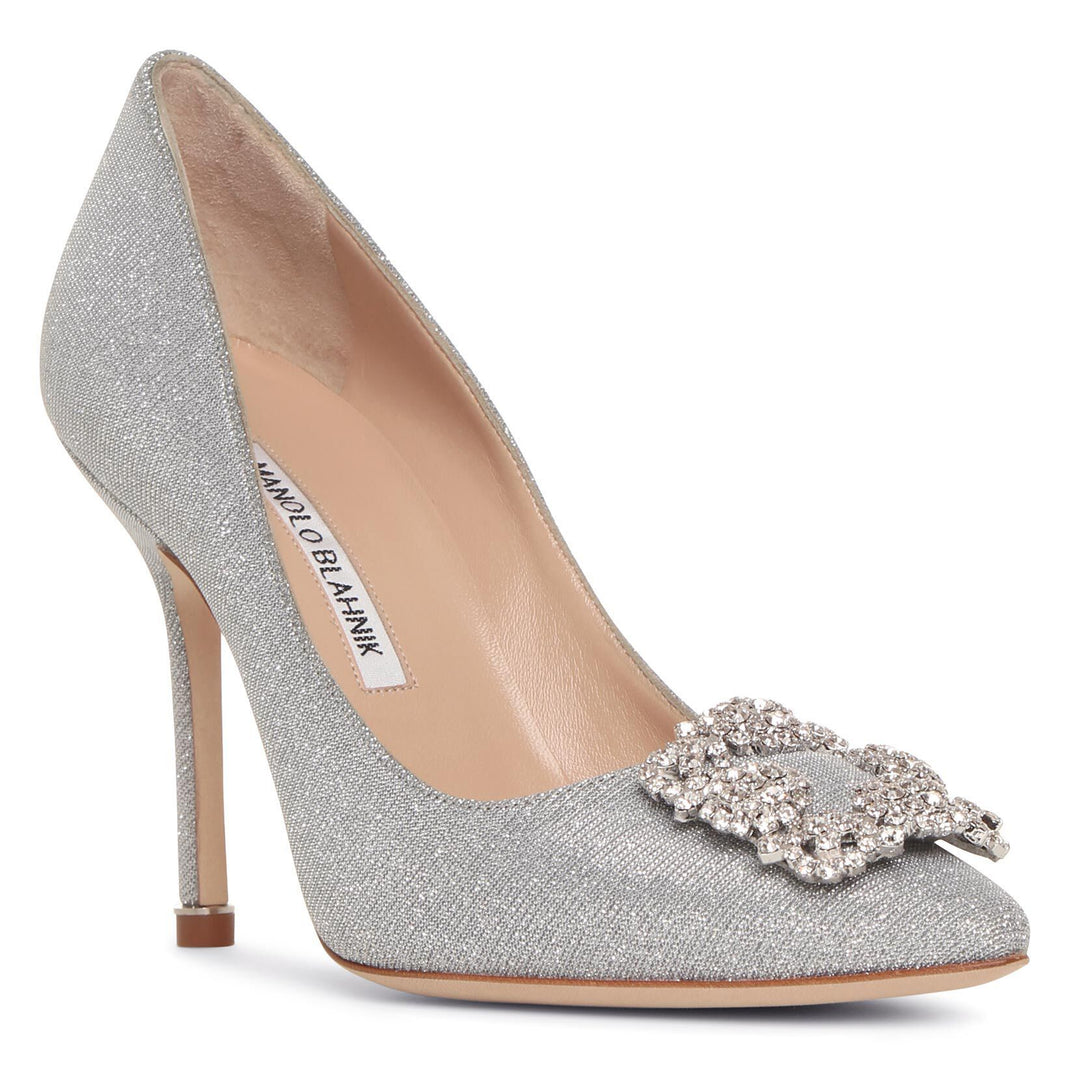 上品☆ MANOLO BLAHNIK Hangisi グリッターパンプス 105mm 口コミ・レビュー｜Manolo Blahnik＊HANGISI GLITTERグリッター