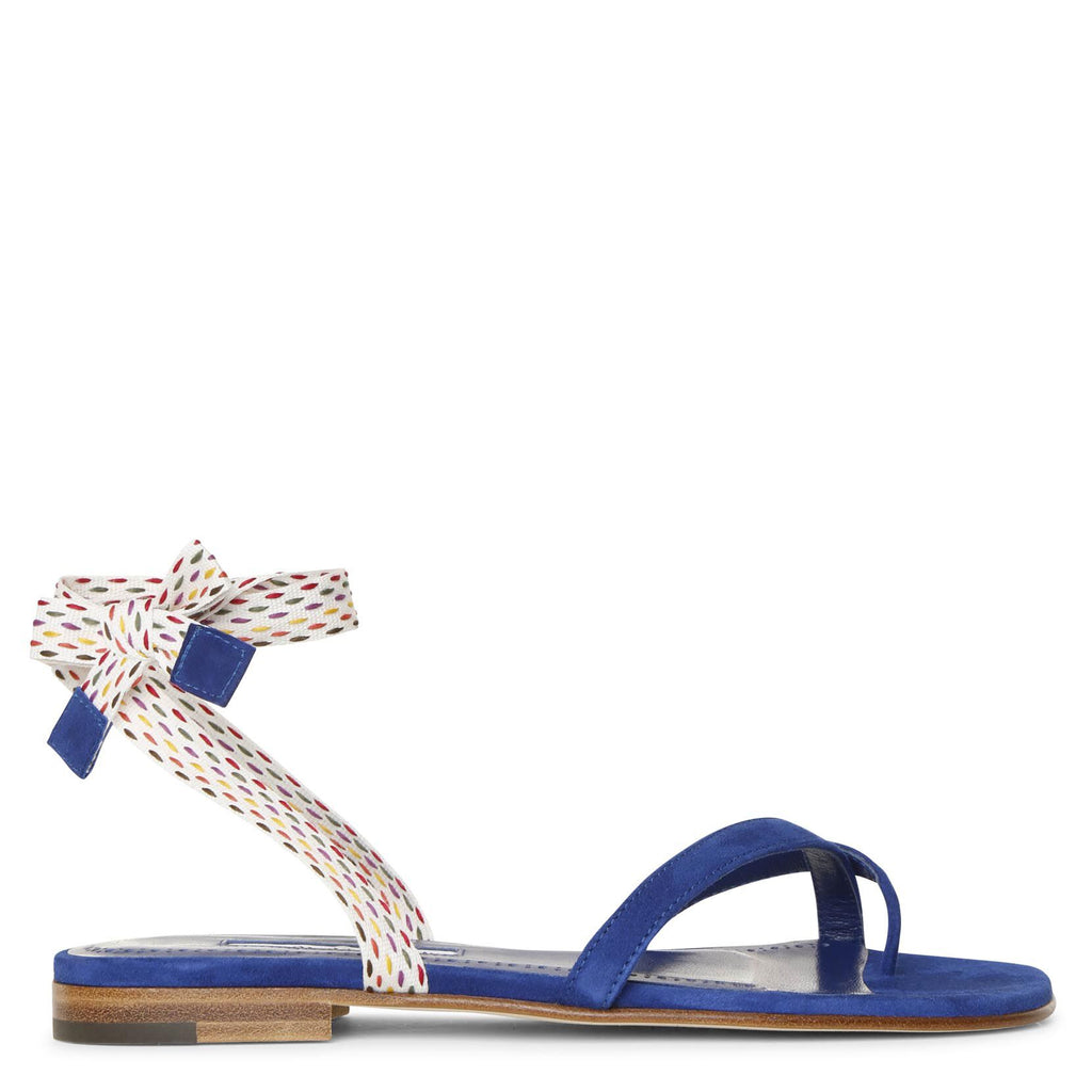 Relax - Royal Blue Rope Sandals - CAPANA