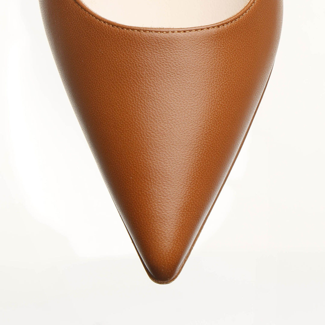 Manolo Blahnik | BB 70 tan leather pumps | Savannahs