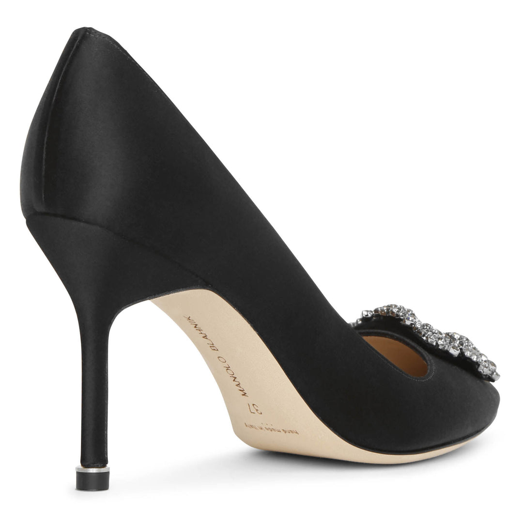 Manolo Blahnik 37 黒 Hangisi 105 Manolo Blahnik | Hangisi 105 black leather pumps | Savannahs