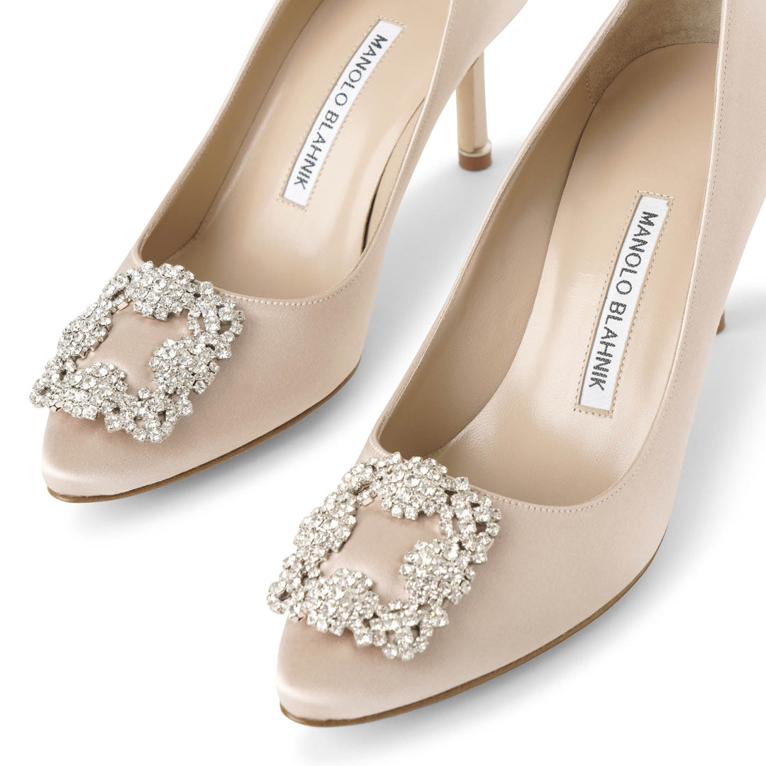 7㎝●シンプルヒール●Manolo Blahnik● ヌード色 BB 70 | Nude Suede Pointed Toe Pumps | Manolo Blahnik
