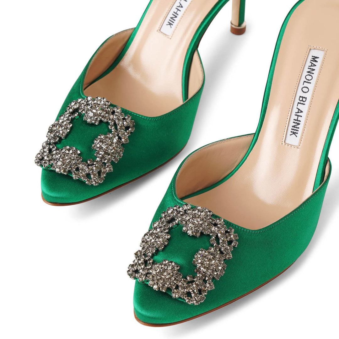 MANOLO BLAHNIK 23.5ハイヒール カーキグリーン MANOLO BLAHNIK 23.5ハイヒール カーキグリーン 靴