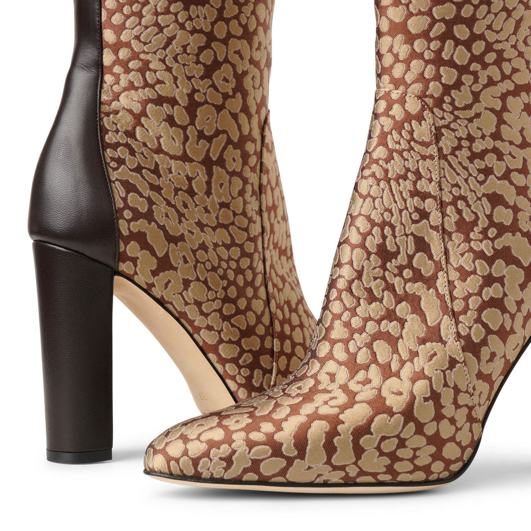 Manolo Blahnik | Rosieh 105 jacquard high boots | Savannahs