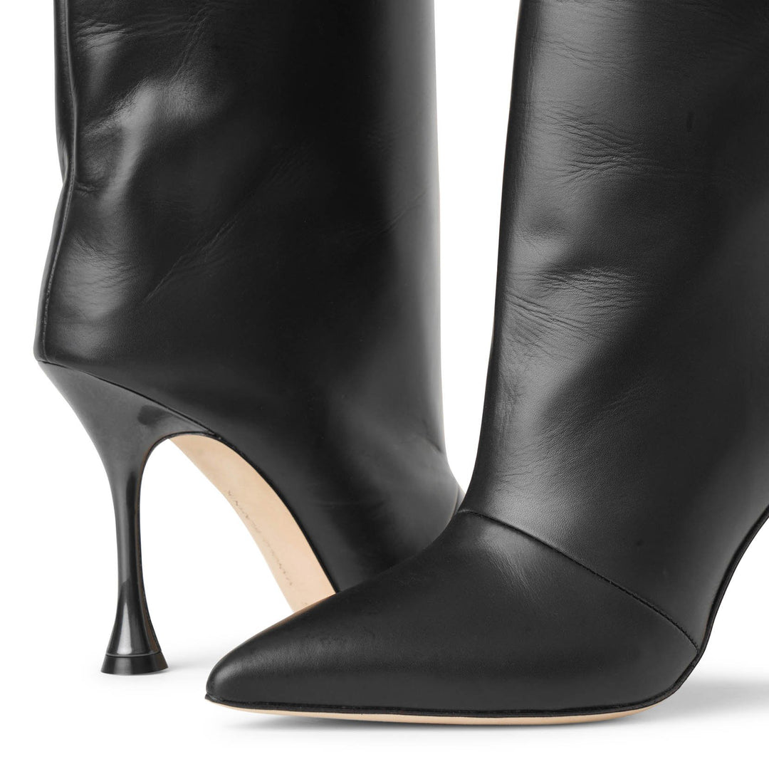 Manolo Blahnik | Khomokia 105 high leather boots | Savannahs