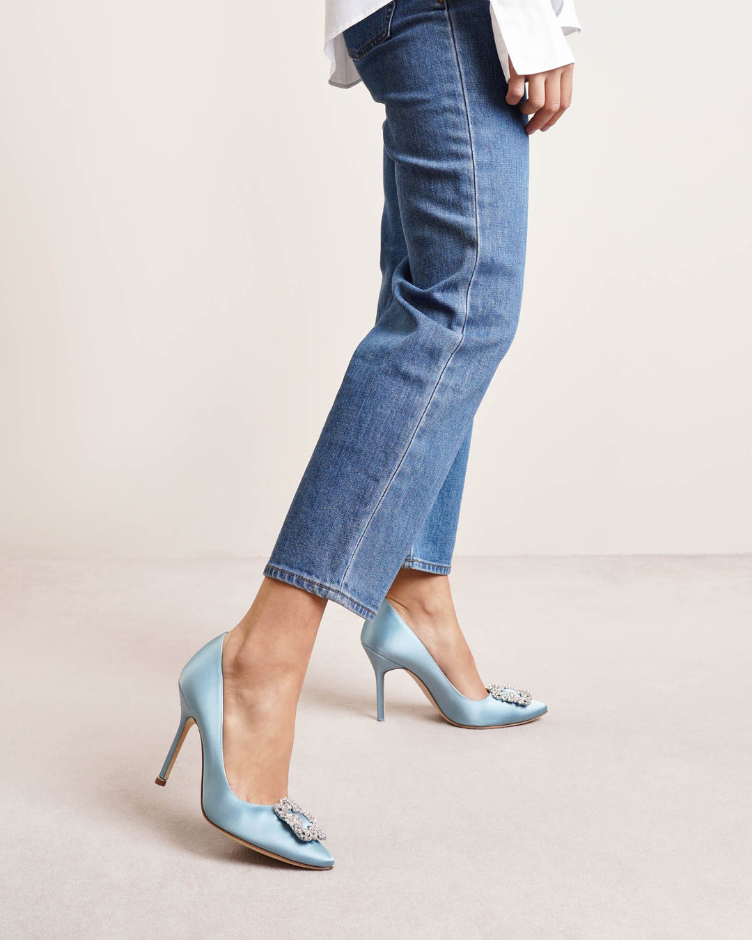 Blue Pumps Zapatos Manolo Blahnik Hangisi Hangisi 70 Royal Blue