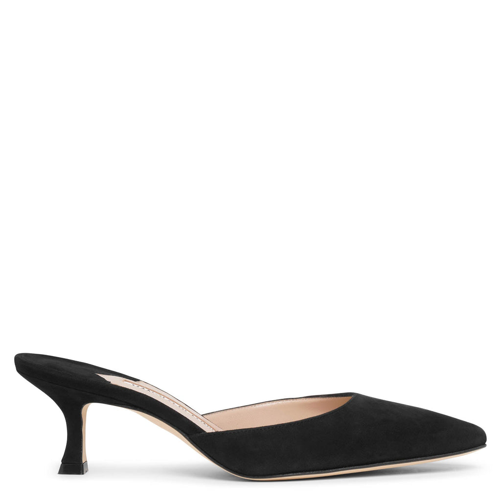 Carolynemu 50 black suede mules