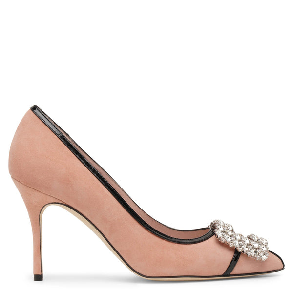 MANOLO BLAHNIK ヌード ケイナミュ サテン ミュール MB23116S-Manolo-Blahnik-