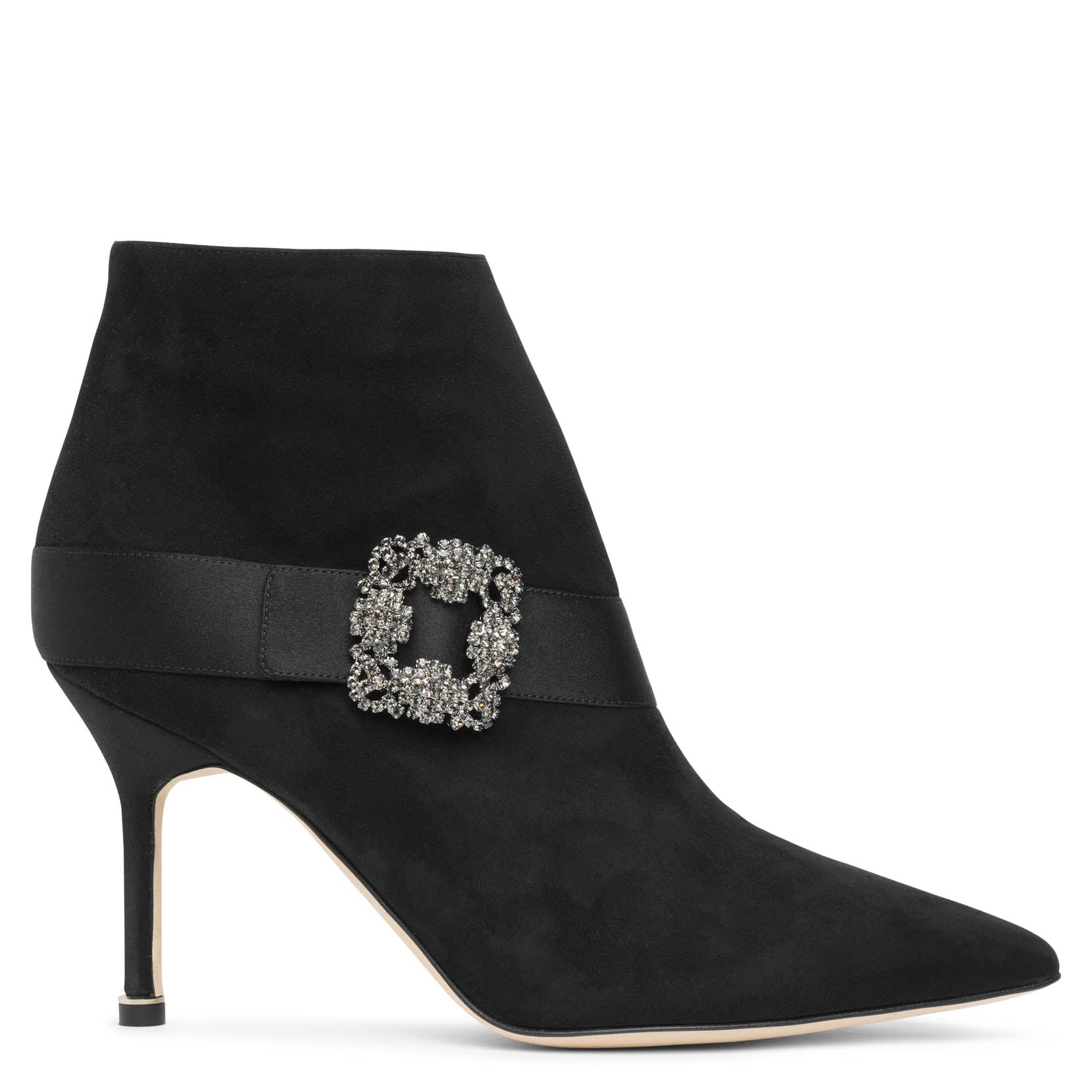 Manolo Blahnik | Plinianu black suede ankle boots | Savannahs