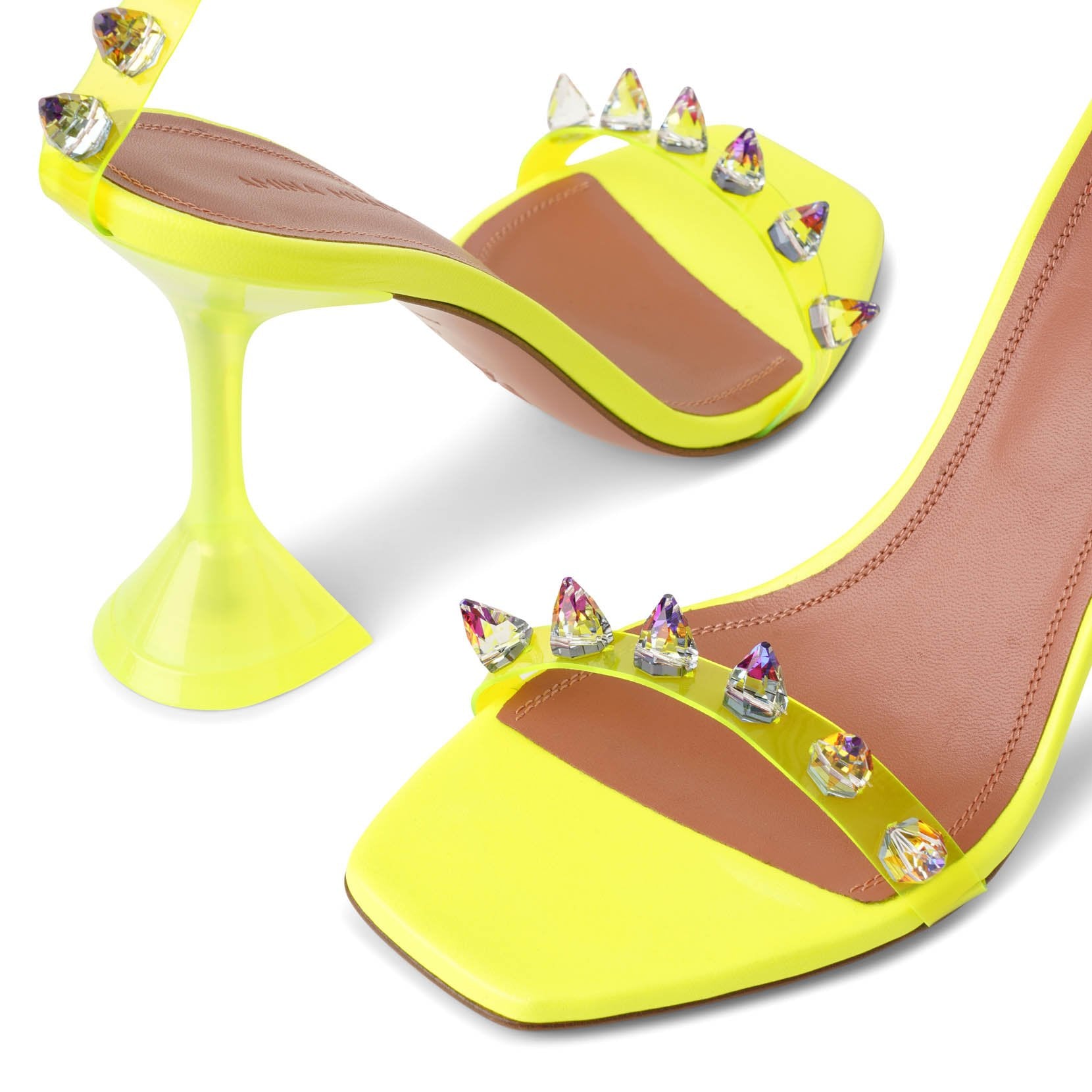 Julia embellished pvc sandals