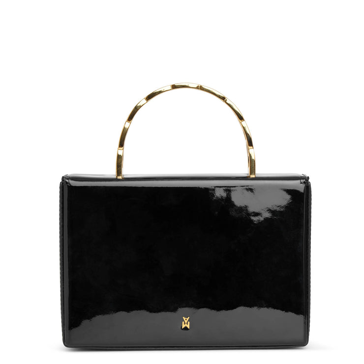 Pernille patent leather tote
