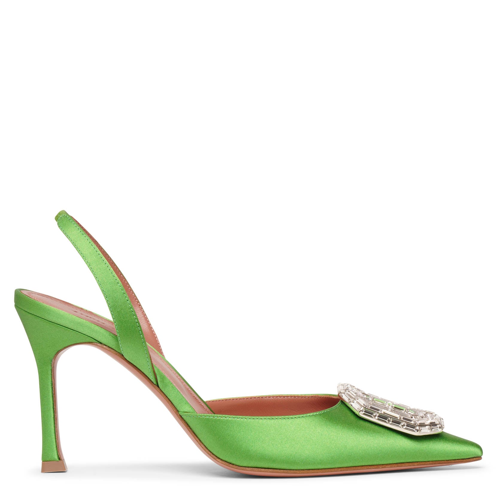パンプス AMINA MUADDI SHOES (CAMELIAPUMP105 SATBLAWHIBU) CAMELIA PUMP 105