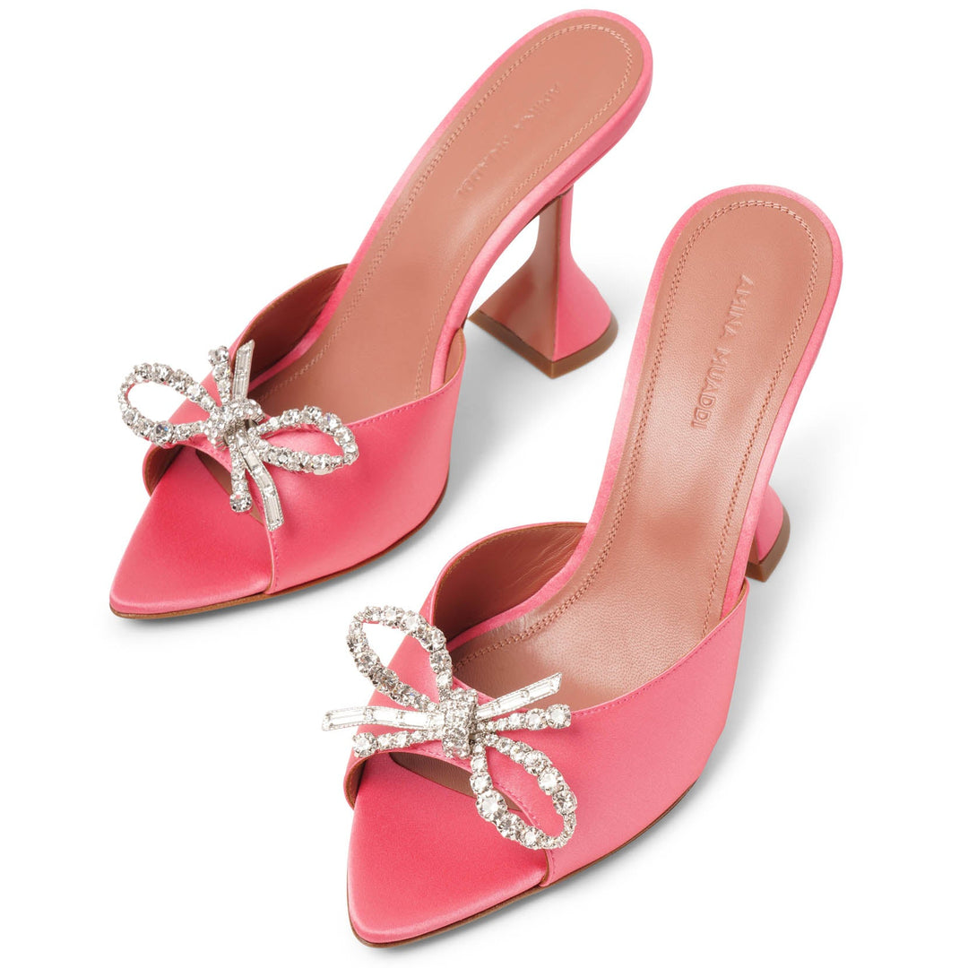 On sale $395 NEW AQUATALIA PINK SATIN MULES