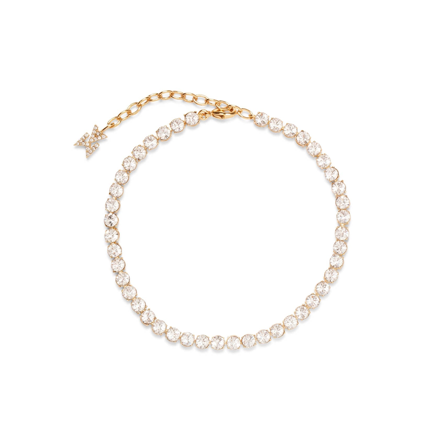 ブレスレット AMINA MUADDI BRACELET (JAHLEELBANGLE WHICRYGOLD) Jahleel crystal-embellished bangle in gold - Amina Muaddi