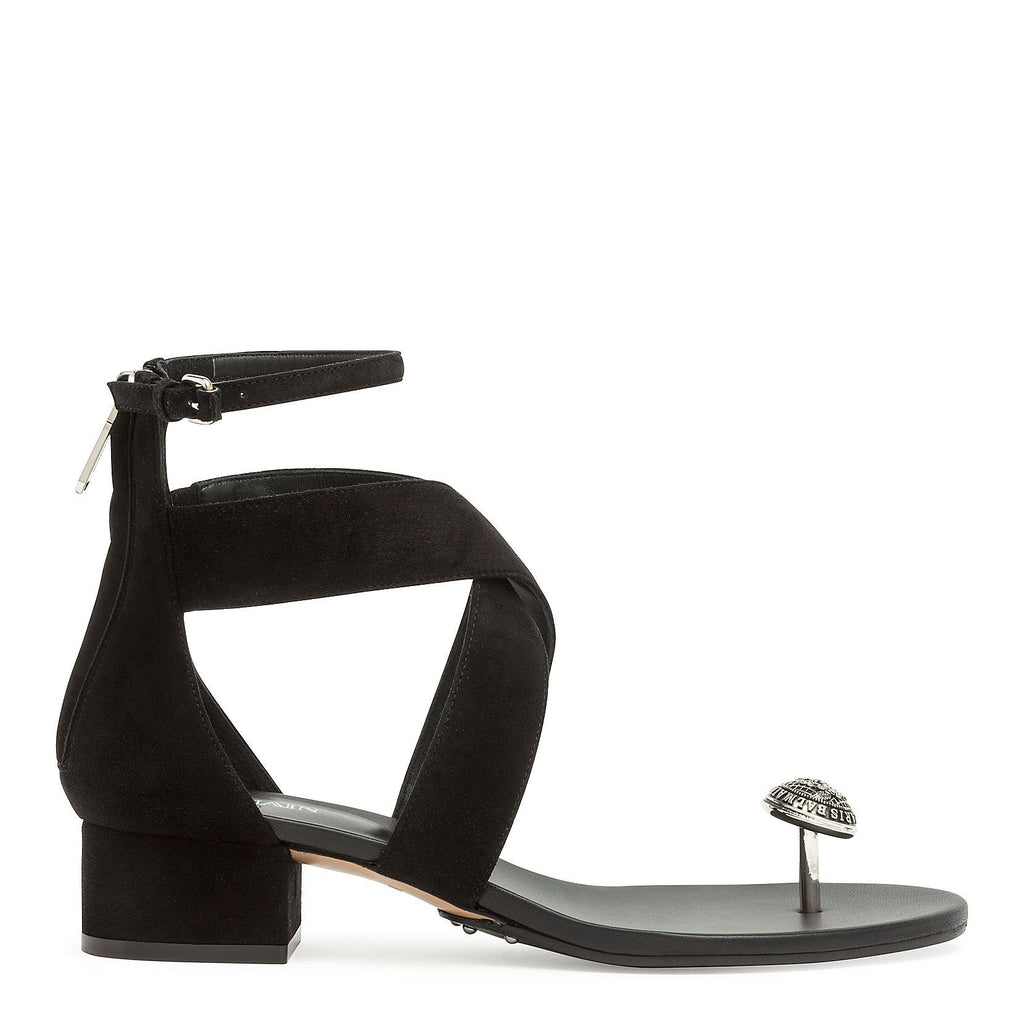 Romantic Footwear Choices: Balmain Juliet Suede Sandals