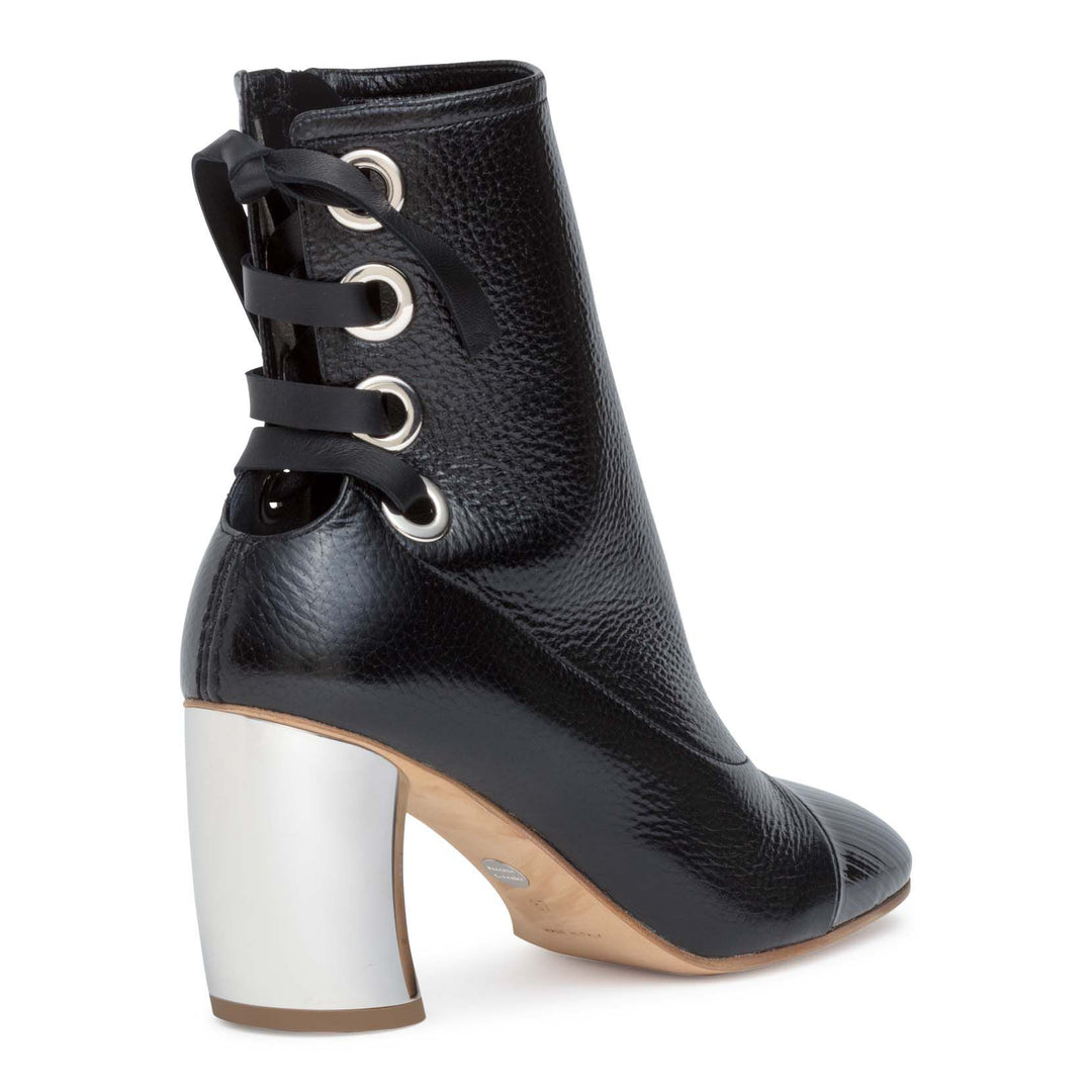 Proenza Schouler | Black leather 70 eyelet boots | Savannahs
