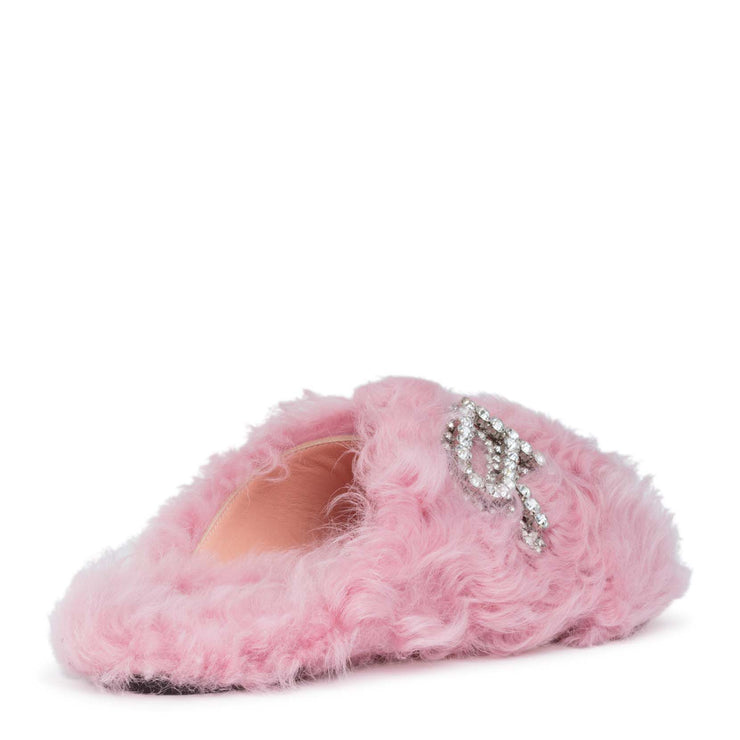 Kalgan light pink slide flats