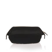 Black Nylon Cosmetic Bag