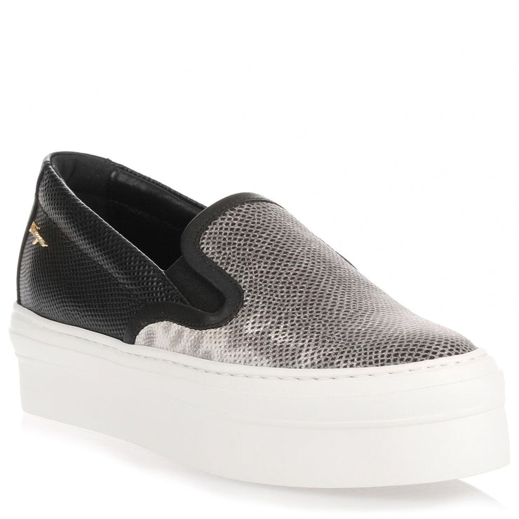 Pacau embossed leather slip-on