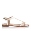 Gerry macadamia leather sandal