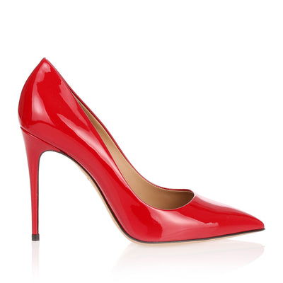 Fiore 100 red patent pump