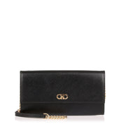 Black cross-body mini bag