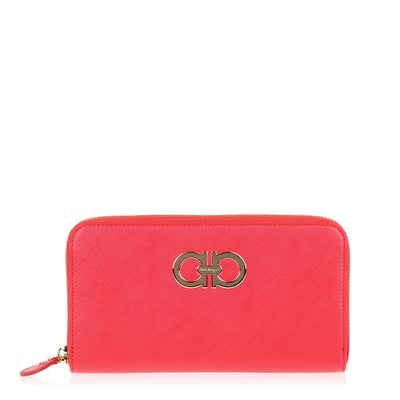 Bright red Gancio wallet