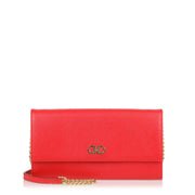 Bright red cross-body mini bag