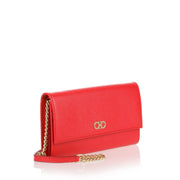 Bright red cross-body mini bag