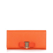 Orange Vara continental wallet