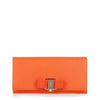 Orange Vara continental wallet