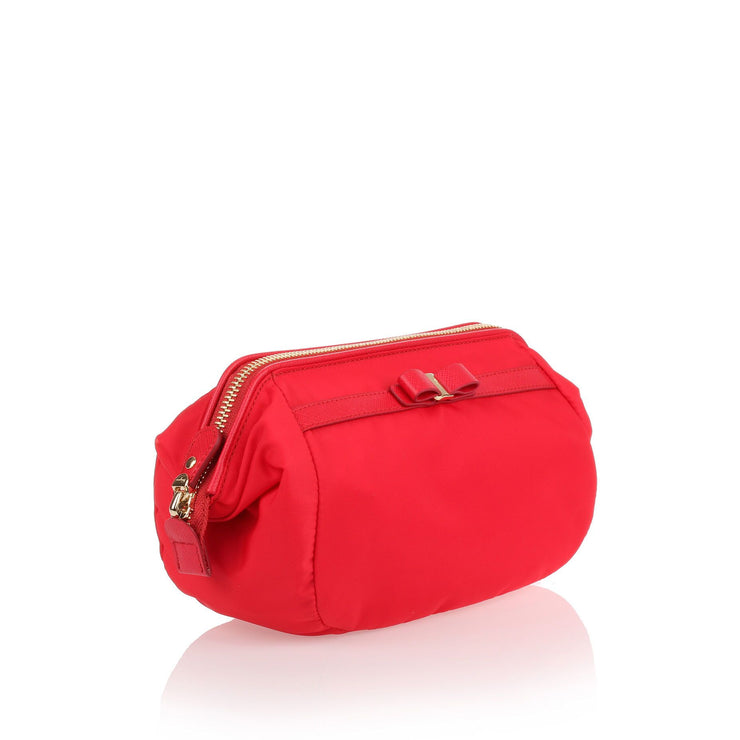 FERRAGAMO: Ferrgamo bag in nylon with logo - Red