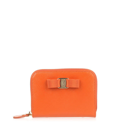 Orange Vara small wallet