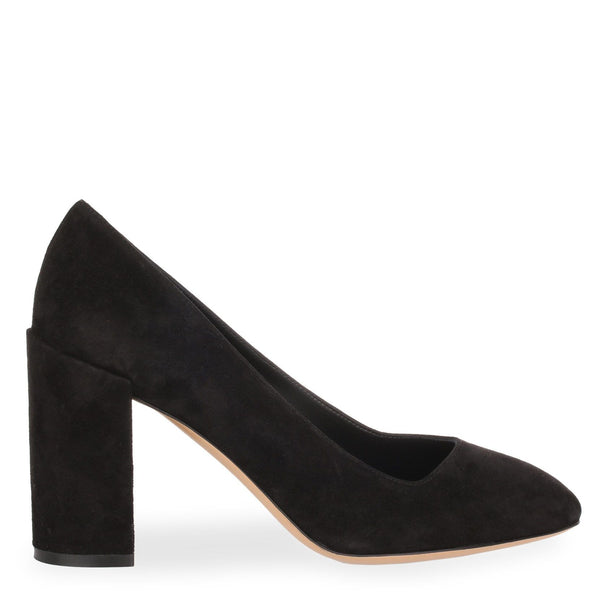 Ferragamo Arezzo 85 black suede pump Savannahs