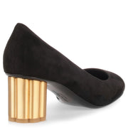 Lucca 55 black suede pump