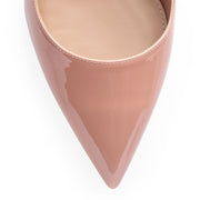 Buti 55 patent beige pumps