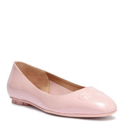 Broni patent blush leather ballerinas