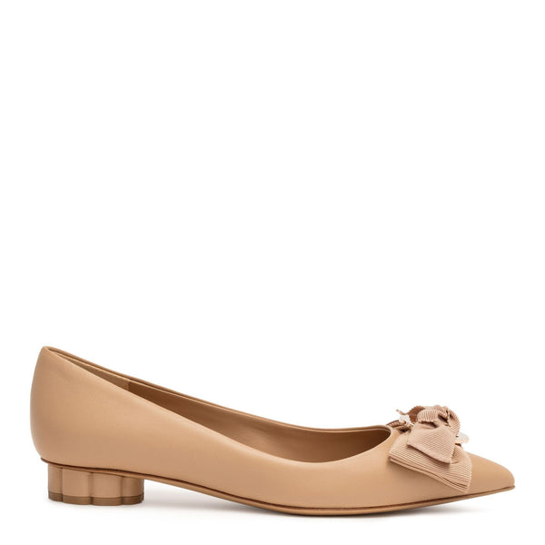 Beige sale pointed flats