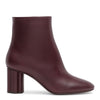 Molfetta 70 leather burgundy booties