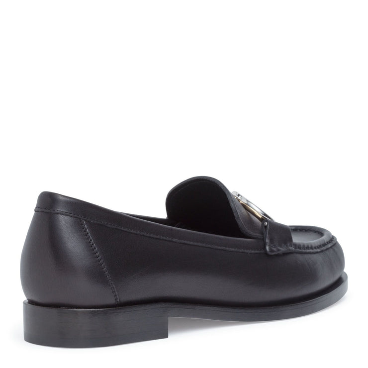 Rolo 10 black leather flats