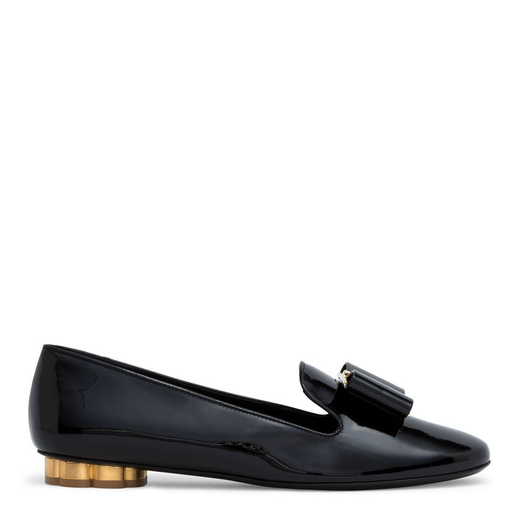 Sarno 10 Black Patent Leather Flats