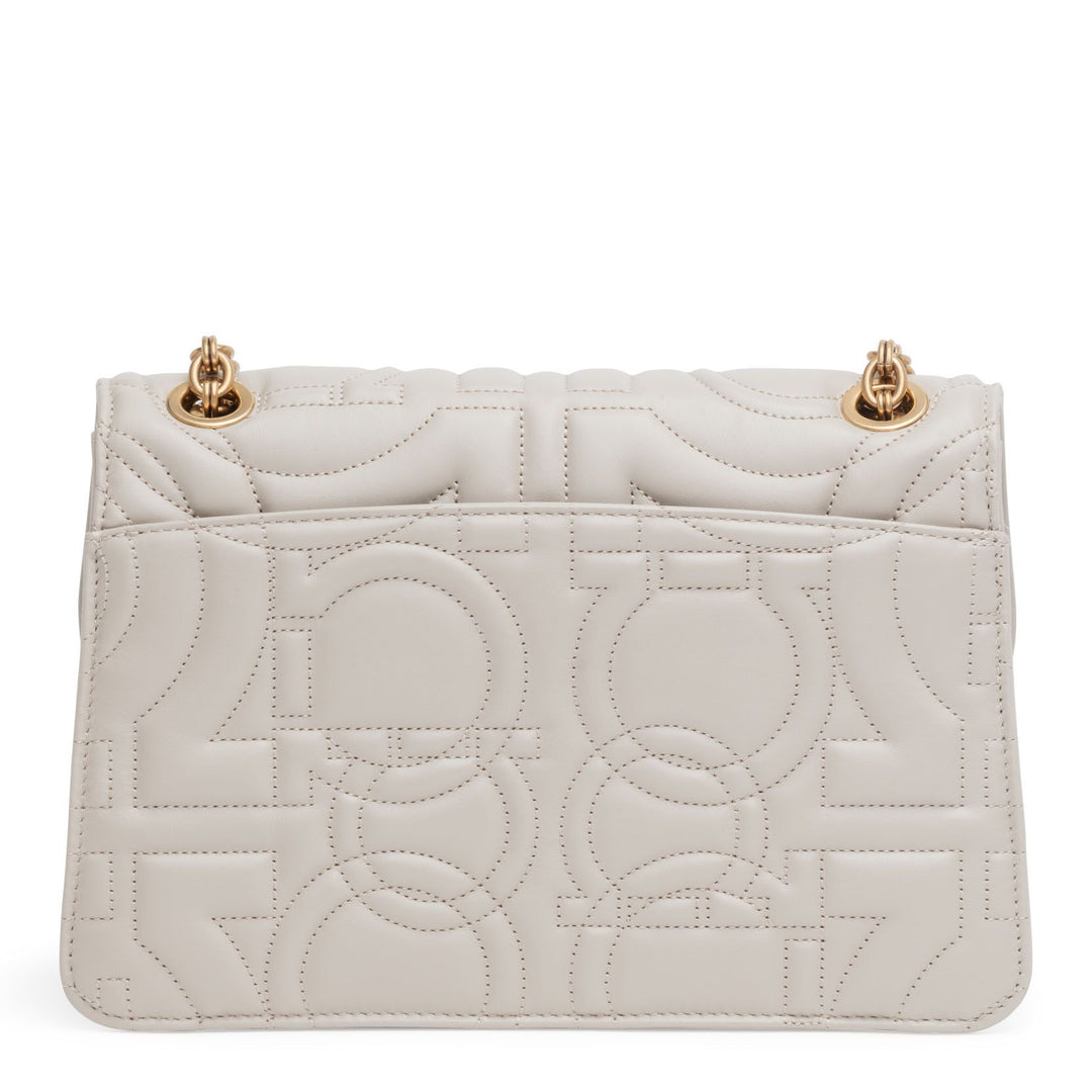 Ferragamo | Gancino quilting light beige leather matelasse Ferragamo | Gancino quilting light beige leather matelasse