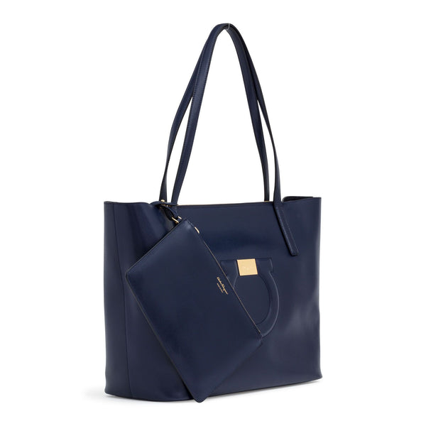 【関税&送料込】Salvatore Ferragamo Midnight Blue Leather Re SF13142B-Salvatore-Ferragamo-