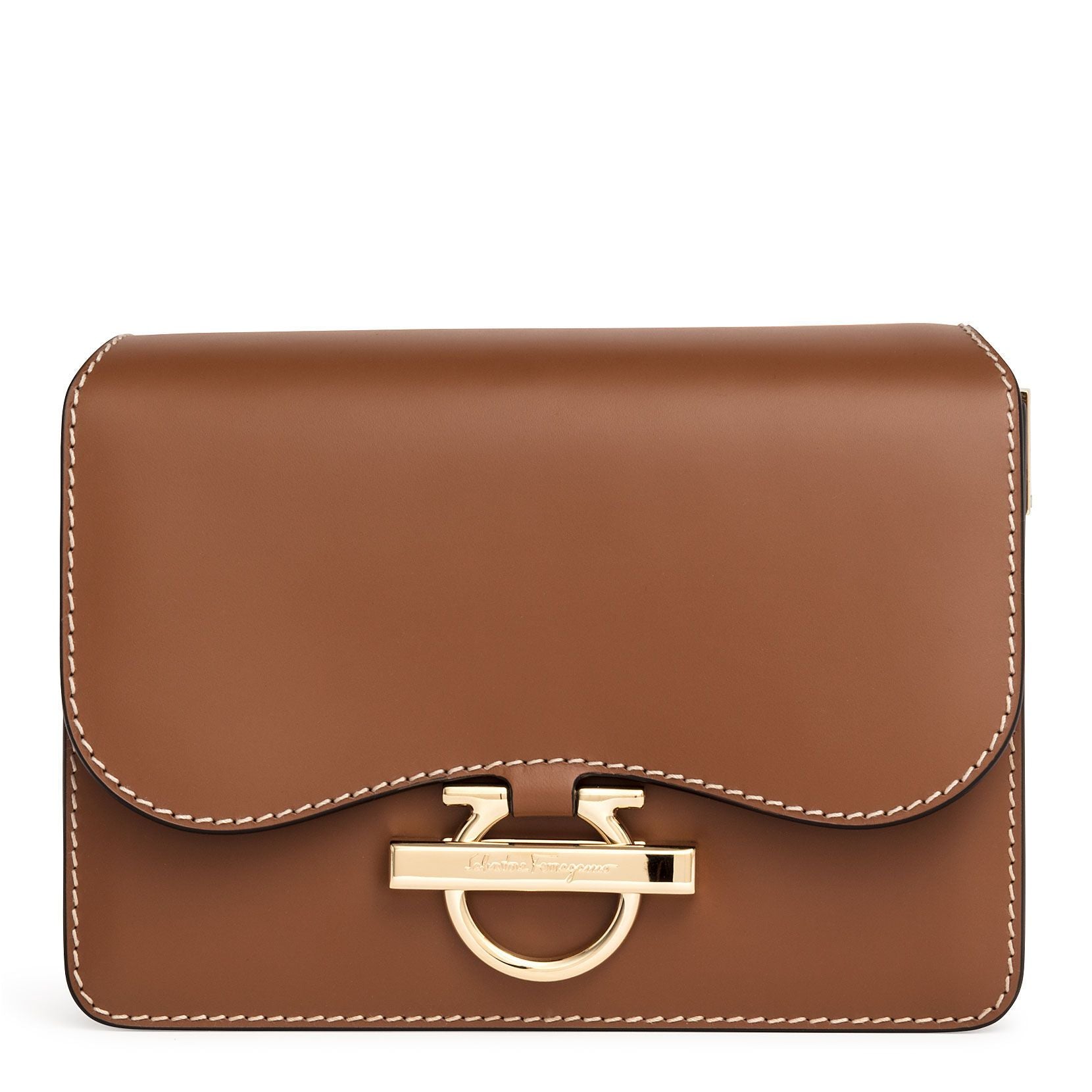 ショルダーバッグ・ポシェット SALVATORE FERRAGAMO SAND LEATHER SHOULDER BAG SF14522B-Salvatore-Ferragamo-