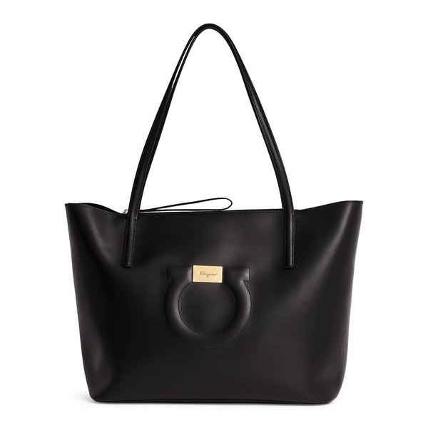 バッグ Ferragamo Leather Tote Bag Gancini SF14523B-Salavatore-Ferragamo-