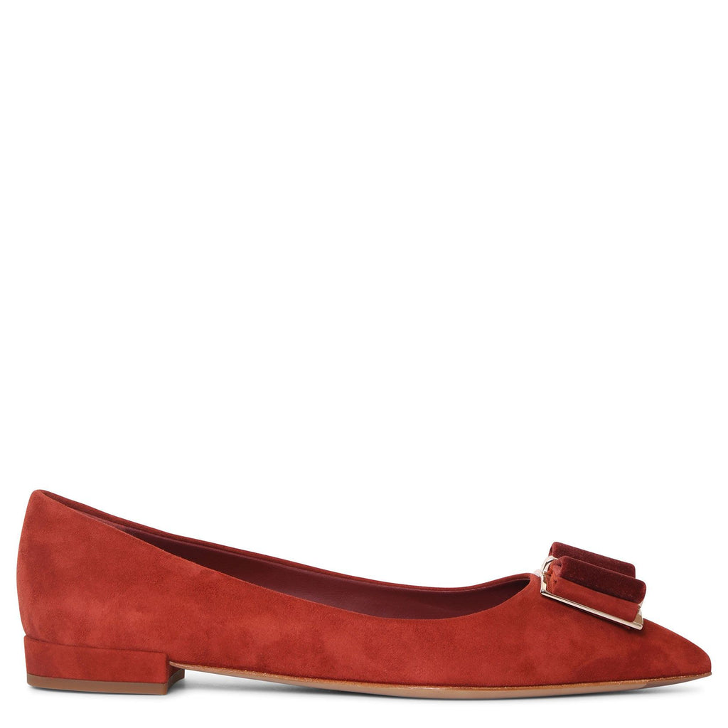 Ferragamo Double bow ballet flat Savannahs