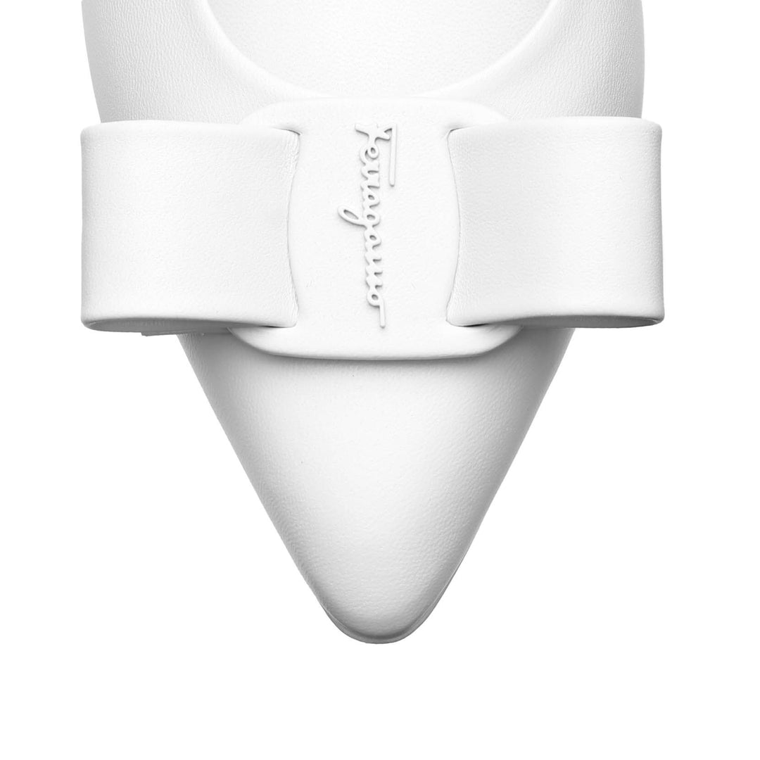 Ferragamo | Viva white ballet flats | Savannahs Ferragamo | Viva white ballet flats | Savannahs